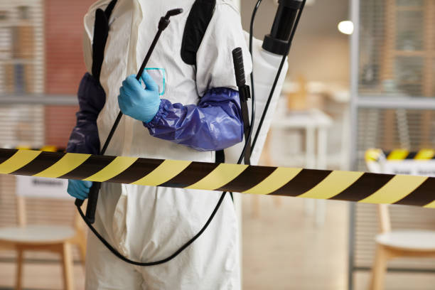 Professional Infectious Disease Decontamination technician working in Irvington, NY